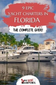 Yacht Charter in Florida Pinterest Image