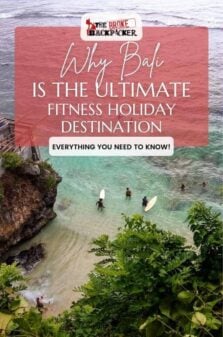 Fitness Holiday in Bali Pinterest Image