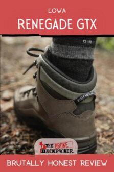 Lowa Renegade GTX Review Pinterest Image