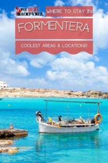 Where to Stay in Formentera Pinterest Image