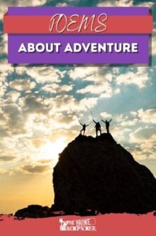 Poems About Adventure Pinterest Image