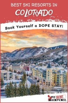 Best Ski Resorts in Colorado Pinterest Image
