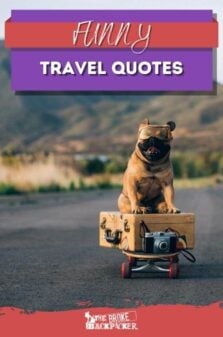Funny Travel Quotes Pinterest Image