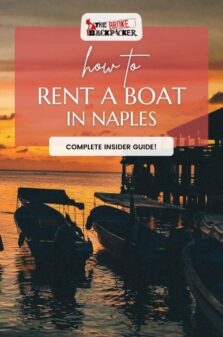 Renting a Boat in Naples Pinterest Image