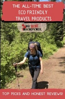 Eco Friendly Travel Gear Pinterest Image