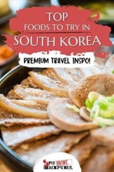 Top South Korean Foods to Try Pinterest Image