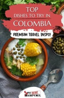 Best Dishes to Eat in Colombia Pinterest Image