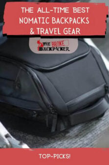 Best Nomatic Backpacks & Travel Gear Pinterest Image