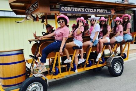 Embark on a Cowtown Cycle Party