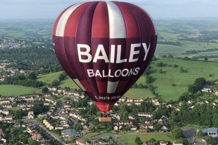 Take to the skies over Bristol in a hot-air balloon