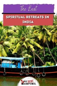 Best Spiritual Retreats in India Pinterest Image