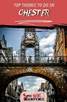 Things to do in Chester Pinterest Image