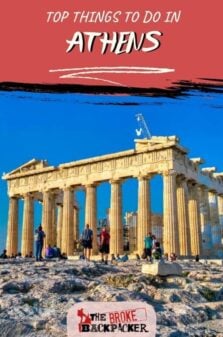 Things to do in Athens Pinterest Image