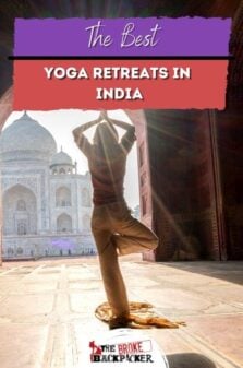 Best Yoga Retreats in India Pinterest Image