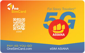 OneSimCard eSIM Asian