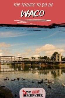 Things to do in Waco Pinterest Image