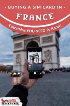 Sim Card in France Pinterest Image