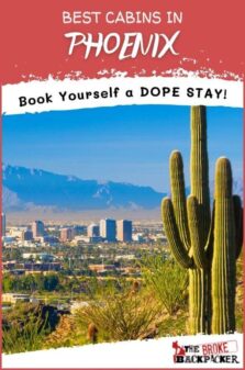 Best Cabins in Phoenix Pinterest Image