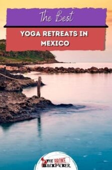 Best Yoga Retreats in Mexico Pinterest Image