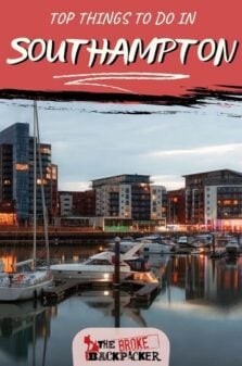 Things to do in Southampton Pinterest Image