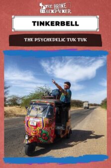 Driving A Psychedelic Rickshaw Across India Pinterest Image