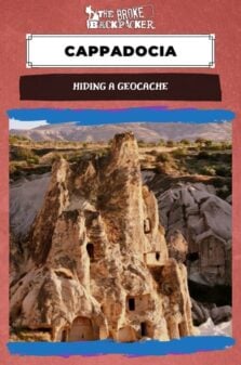 Hiding A Geocache In Cappadocia Pinterest Image