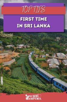 First time to visit Sri Lanka Pinterest Image
