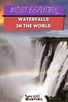 Most Beautiful waterfalls in the world Pinterest Image