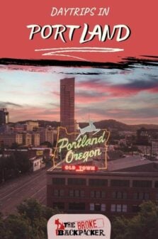 Day trips in Portland Pinterest Image