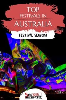 Festivals in Australia Pinterest Image