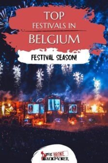 Festivals in Belgium Pinterest Image