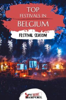 Festivals in Belgium Pinterest Image
