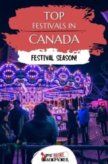 Festivals in Canada Pinterest Image