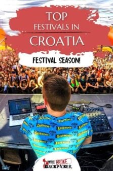 Festivals in Croatia Pinterest Image