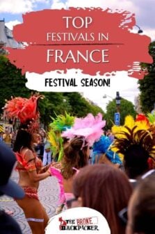 Festivals in France Pinterest Image
