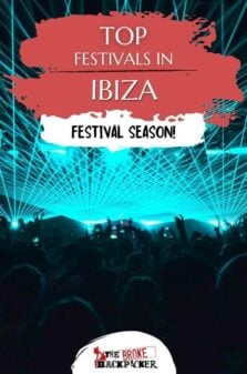 Festivals in Ibiza Pinterest Image