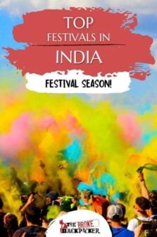 Festivals in India Pinterest Image