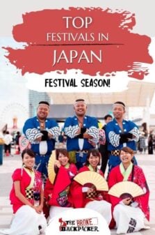 Festivals in Japan Pinterest Image