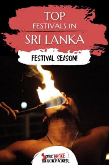 Festivals in Sri Lanka Pinterest Image