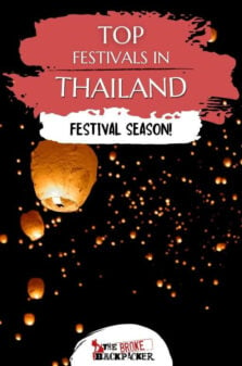 Festivals in Thailand Pinterest Image
