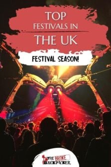 Festivals in the UK Pinterest Image