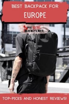 Backpack for Europe Pinterest Image