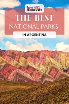 National Parks in Argentina Pinterest Image