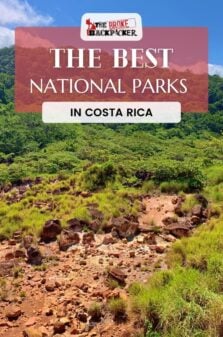 National Parks in Costa Rica Pinterest Image