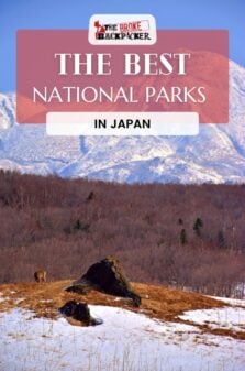 National Parks in Japan Pinterest Image