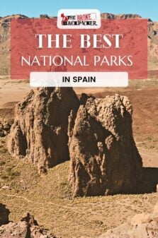 National Parks in Spain Pinterest Image