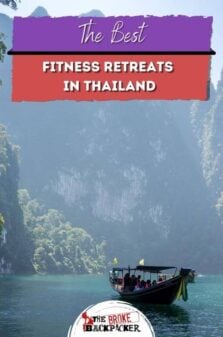 Best Fitness Retreats in Thailand Pinterest Image
