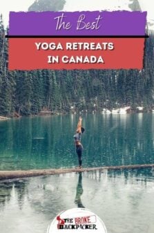 Best Yoga Retreats in Canada Pinterest Image
