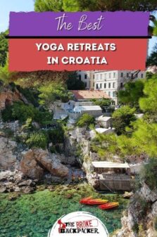 Best Yoga Retreats in Croatia Pinterest Image