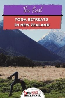 Best Yoga Retreats in New Zealand Pinterest Image